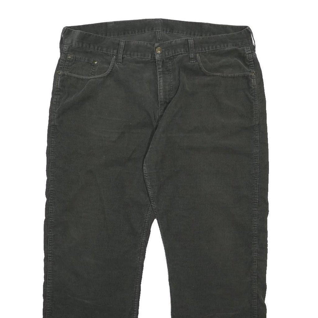 CARHARTT Mens Cotton Blend Black Regular Straight Trousers W38 L32 Workwear