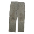 DICKIES Mens Jeans Grey Cotton Blend Regular Straight Denim W36 L30 Workwear