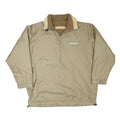 Mens Beige Lightweight Saltydog Half Zip Jacket 2XL Polyester Blend Plain