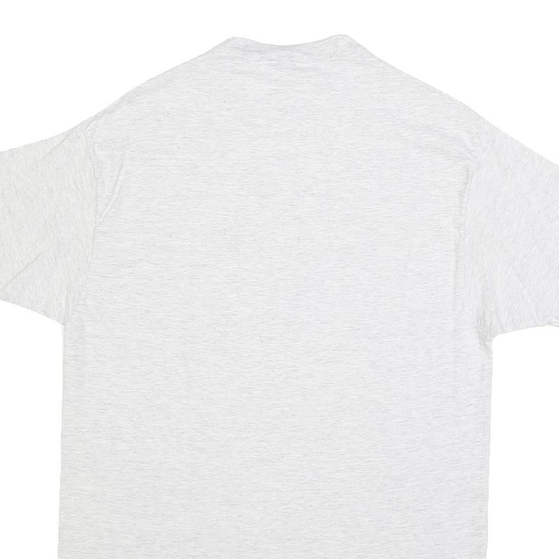 GUESS Womens White Cotton Blend Graphic T-Shirt One Size Short Sleeve Crew Neck