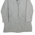 BIAGGINI Womens Grey Jacket XL Polyester Blend Classic Zip Plain Lightweight