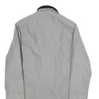 BIAGGINI Womens Grey Jacket XL Polyester Blend Classic Zip Plain Lightweight