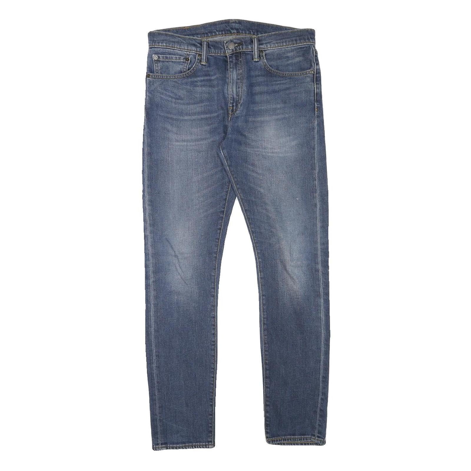 LEVI'S Mens Slim Blue Denim Classic Zip Jeans W31 L30 Stylish Comfortable