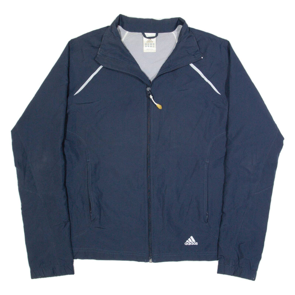 ADIDAS Womens Track Jacket Blue UK 14