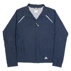 ADIDAS Womens Track Jacket Blue UK 14