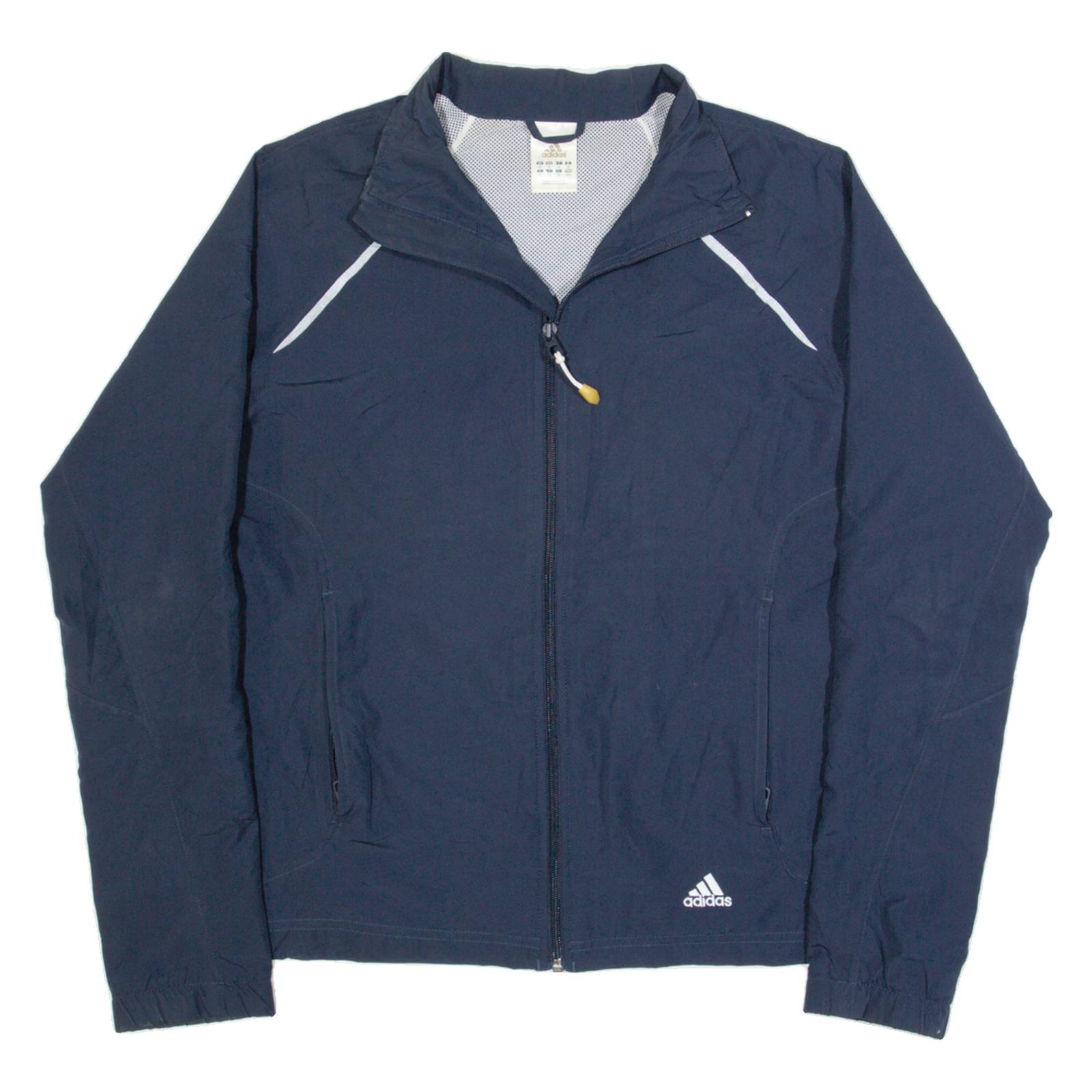 ADIDAS Womens Track Jacket Blue UK 14