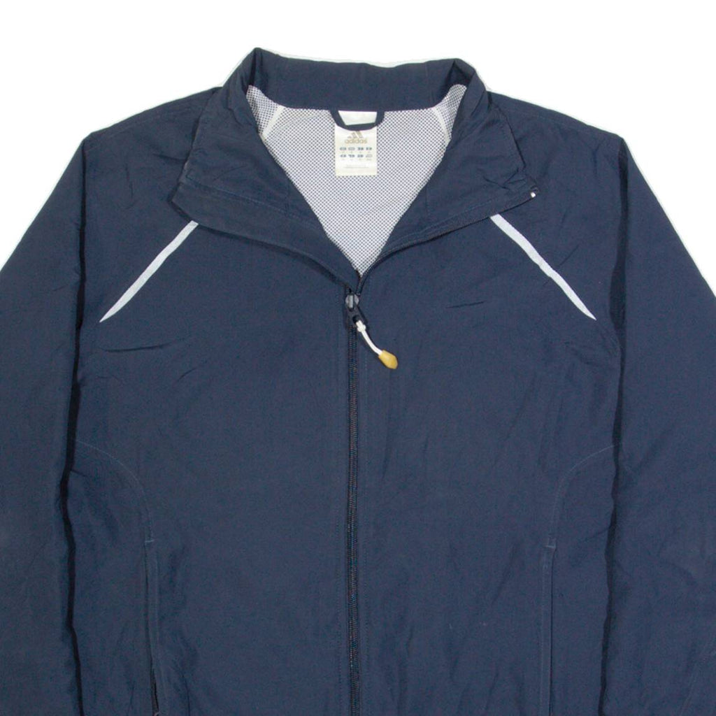 ADIDAS Womens Track Jacket Blue UK 14
