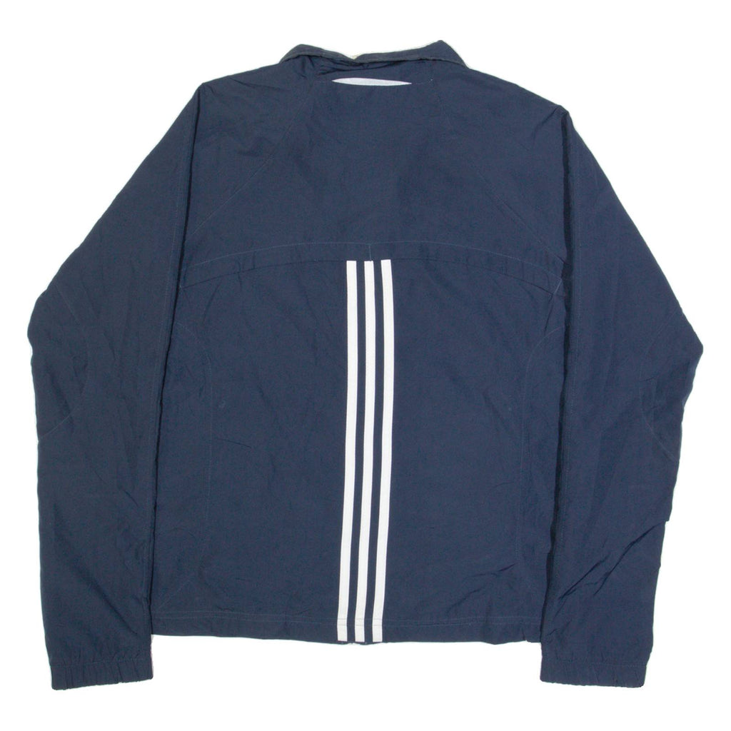 ADIDAS Womens Track Jacket Blue UK 14