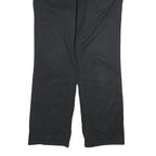 TOMMY HILFIGER Mens Cotton Black Regular Straight Trousers W34 L32 Zip Closure