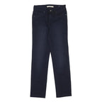 LEVI'S Slimming Womens Jeans Blue Slim Skinny Denim Dark W25 L26 Zip Cotton