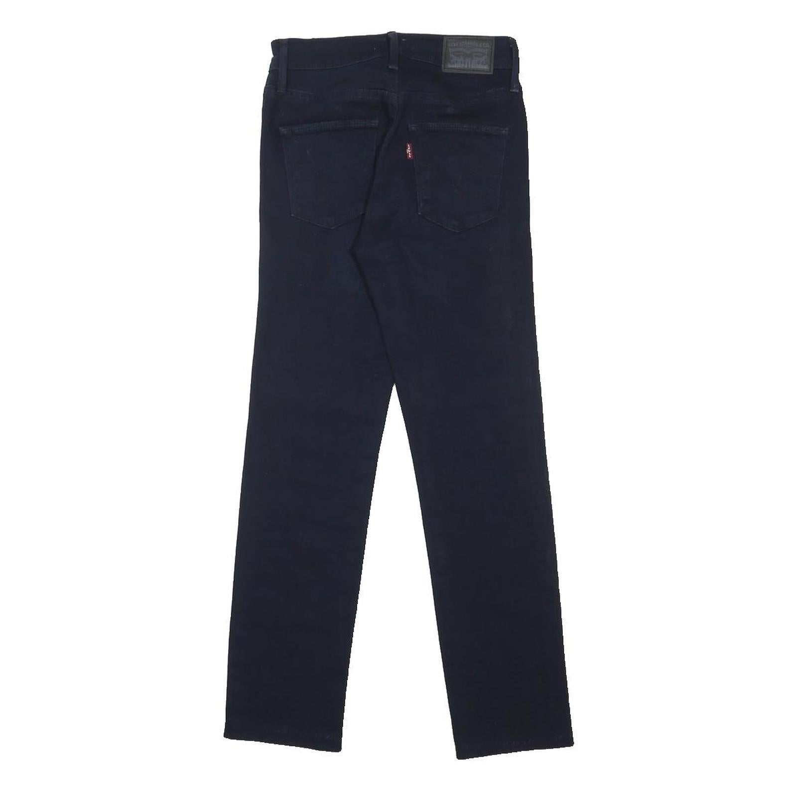 LEVI'S Slimming Womens Jeans Blue Slim Skinny Denim Dark W25 L26 Zip Cotton