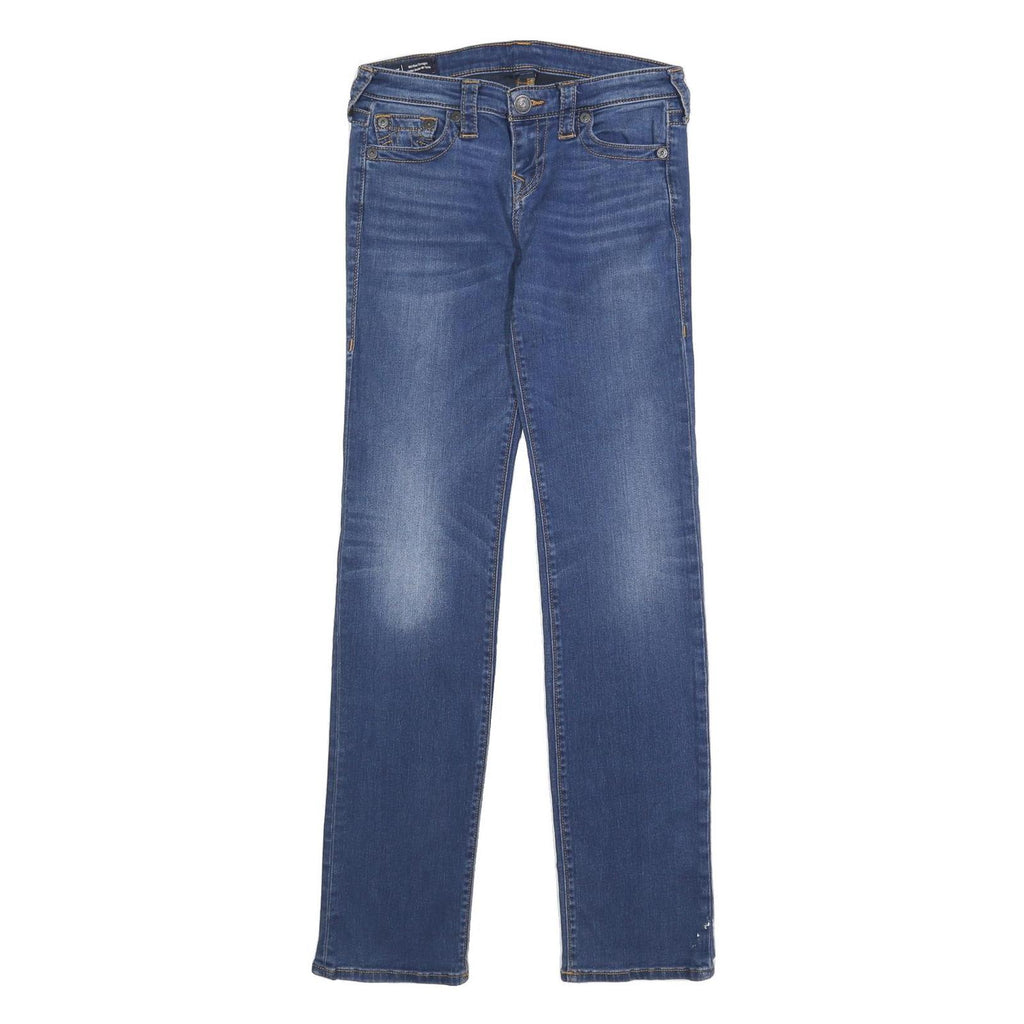 TRUE RELIGION Womens Jeans Blue Regular Straight Denim Medium W28 L32 Classic