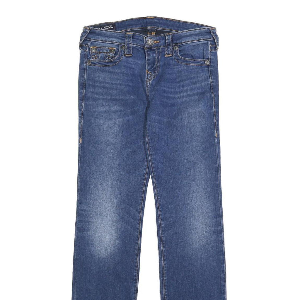 TRUE RELIGION Womens Jeans Blue Regular Straight Denim Medium W28 L32 Classic