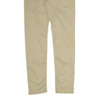 LEVI'S Mens Cotton Beige Slim Skinny Trousers W28 L32 Classic Zip Closure