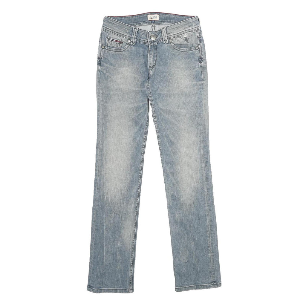 HILFIGER DENIM Womens Jeans Blue Slim Skinny Denim Light W24 L30 Casual Stylish