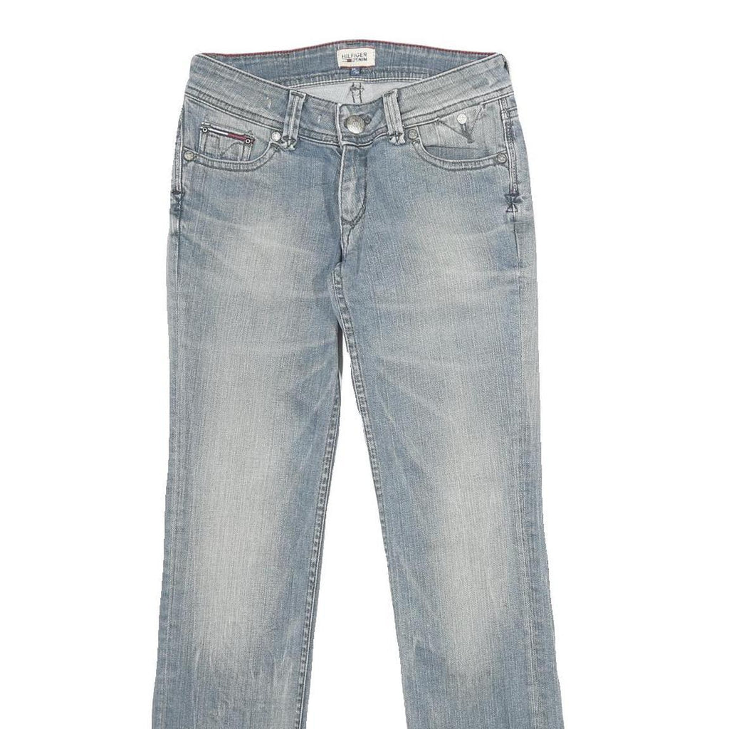 HILFIGER DENIM Womens Jeans Blue Slim Skinny Denim Light W24 L30 Casual Stylish