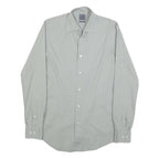 CALVIN KLEIN Mens Grey Shirt XS Classic Cotton Blend Long Sleeve Casual