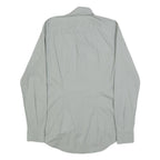 CALVIN KLEIN Mens Grey Shirt XS Classic Cotton Blend Long Sleeve Casual