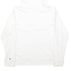 CHAMPION Mens White Pullover Hoodie M Cotton Blend Casual Sweatshirt