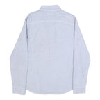 HOLLISTER Mens Blue Button-Down Shirt S Cotton Casual Pocket Long Sleeve