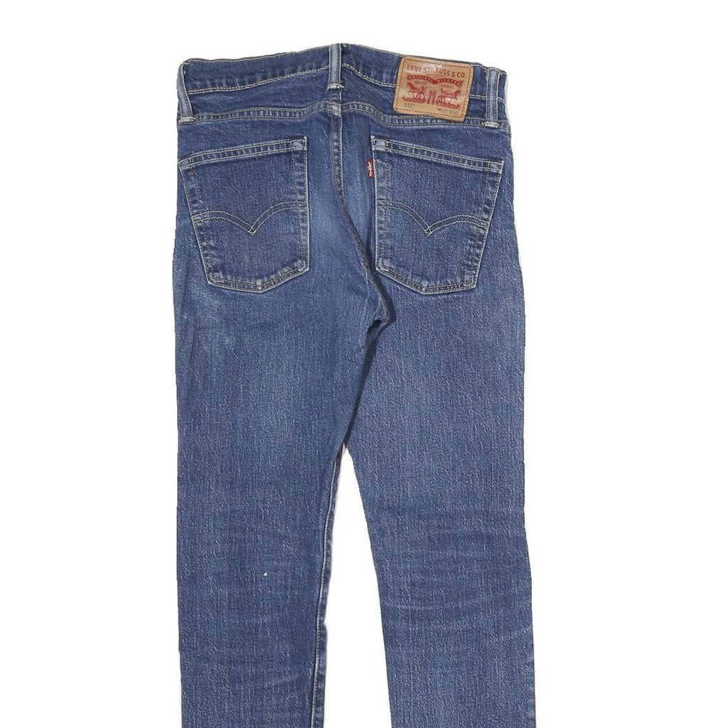 LEVI'S 510 Mens Slim Blue Denim Raw Jeans W27 L30 Classic Zip Closure