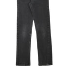 LEVI'S Mens Slim Black Denim Raw Zip W27 L27 Slim Fit Jeans