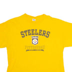 DELTA PRO WEIGHT Pittsburgh Steelers Mens T-Shirt Yellow USA Crew Neck XL