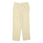 TALBOTS Womens Wool Cream Regular Fit Straight Leg Trousers W29 L26 Casual