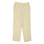 TALBOTS Womens Wool Cream Regular Fit Straight Leg Trousers W29 L26 Casual
