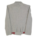 EACH AREL Womens Blazer Jacket Black Wool 90s Houndstooth S