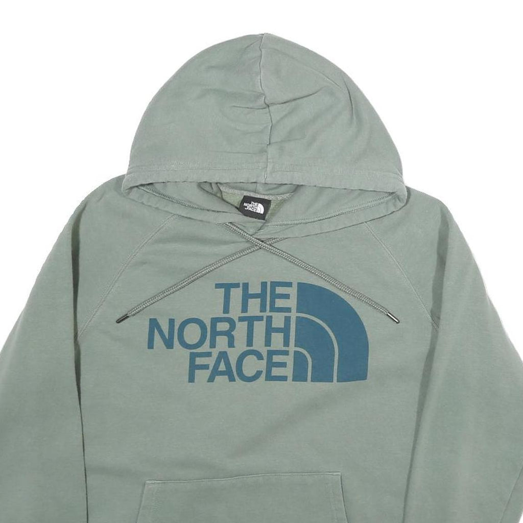 THE NORTH FACE Womens Green Pullover Hoodie M Cotton Casual Sweatshirt