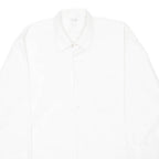 CANDAHAR CLUB Mens Plain Shirt White Long Sleeve L