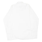CANDAHAR CLUB Mens Plain Shirt White Long Sleeve L