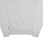 CHAMPION Mens Grey Crew Neck M Sweatshirt Cotton Blend Logo Pullover