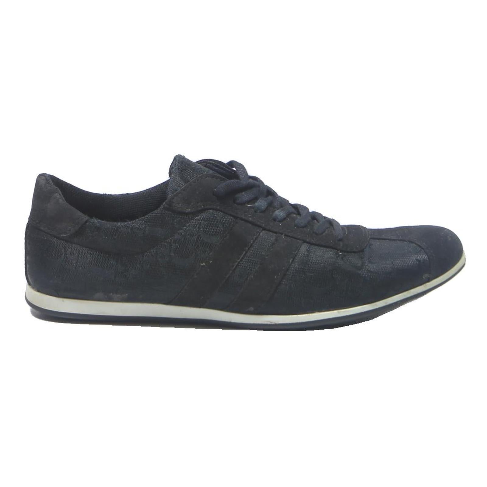 CONTETNER Mens Lace-Up Trainers Black Synthetic UK 9 Casual Everyday Footwear