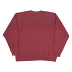 NIKE Mens Maroon Sweatshirt XL Classic Crew Neck Pullover Cotton Blend