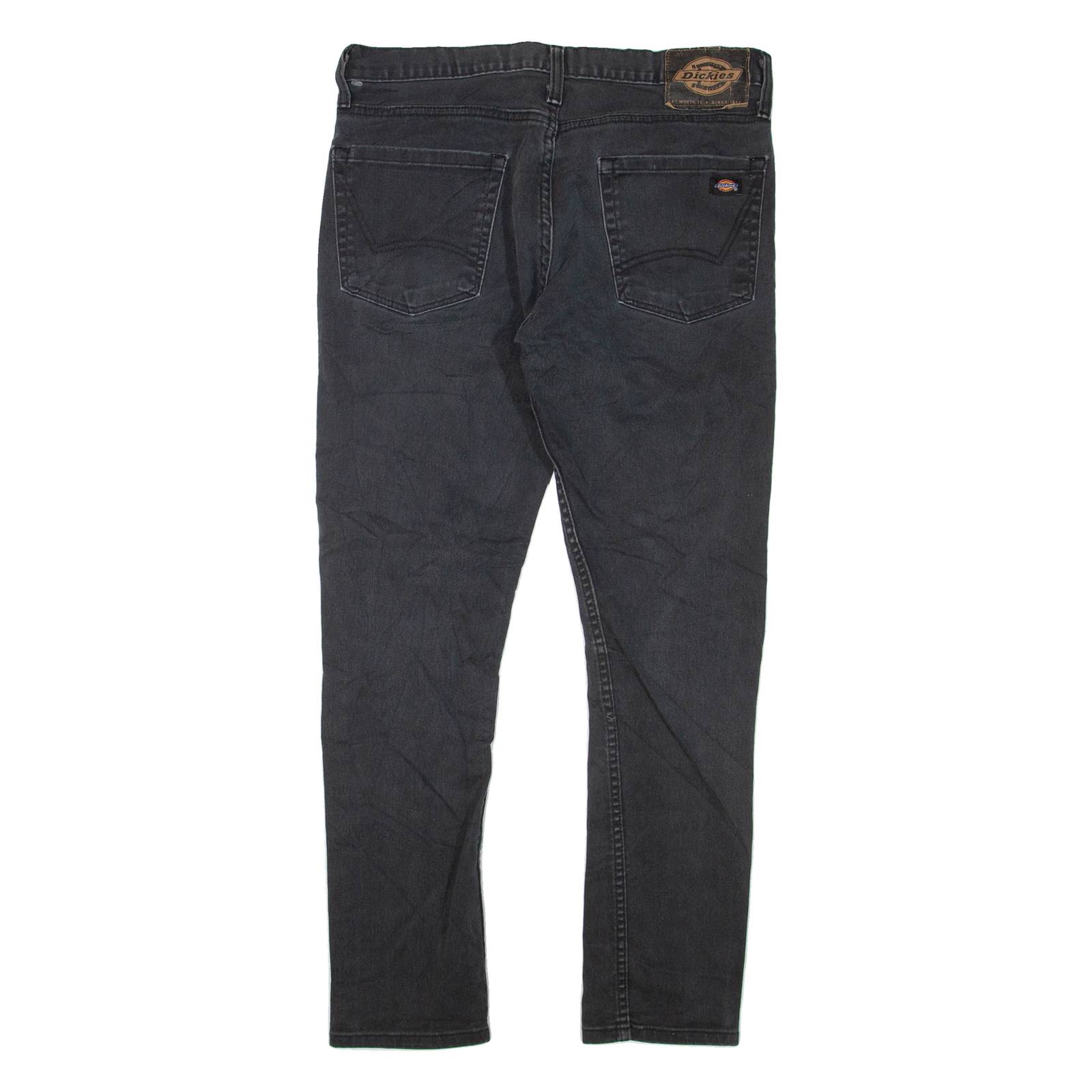 DICKIES Mens Jeans Grey Regular Skinny W32 L28