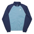 NIKE Mens Blue & Navy Track Jacket XS Polyester Blend Zip Athletic Sportswear