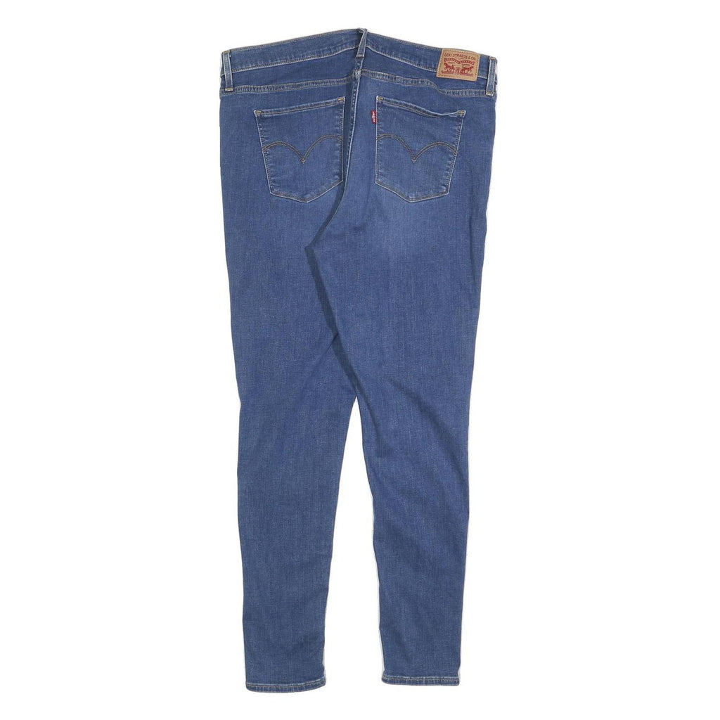 LEVI'S 720 Womens Slim Skinny Denim Medium W33 L30 Stretch Cotton Blend Zip