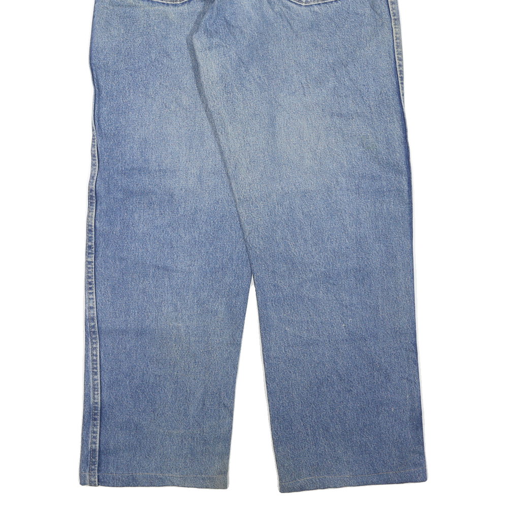 DICKIES Mens Regular Fit Blue Denim Jeans W32 L29 Cotton Blend Zip Casual