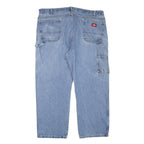DICKIES Mens Jeans Blue Regular Loose Denim Medium W44 L29 Workwear Utility