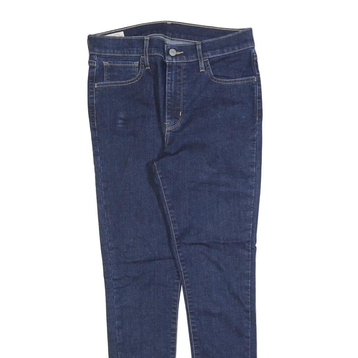 LEVI'S Womens Slim Blue Denim Raw Zip Jeans W29 L28 Classic Fit Stylish