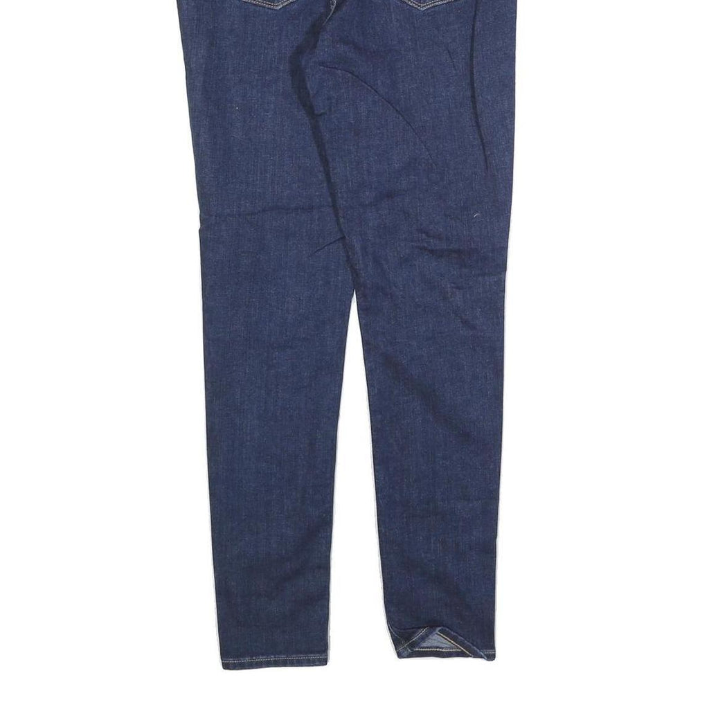 LEVI'S Womens Slim Blue Denim Raw Zip Jeans W29 L28 Classic Fit Stylish