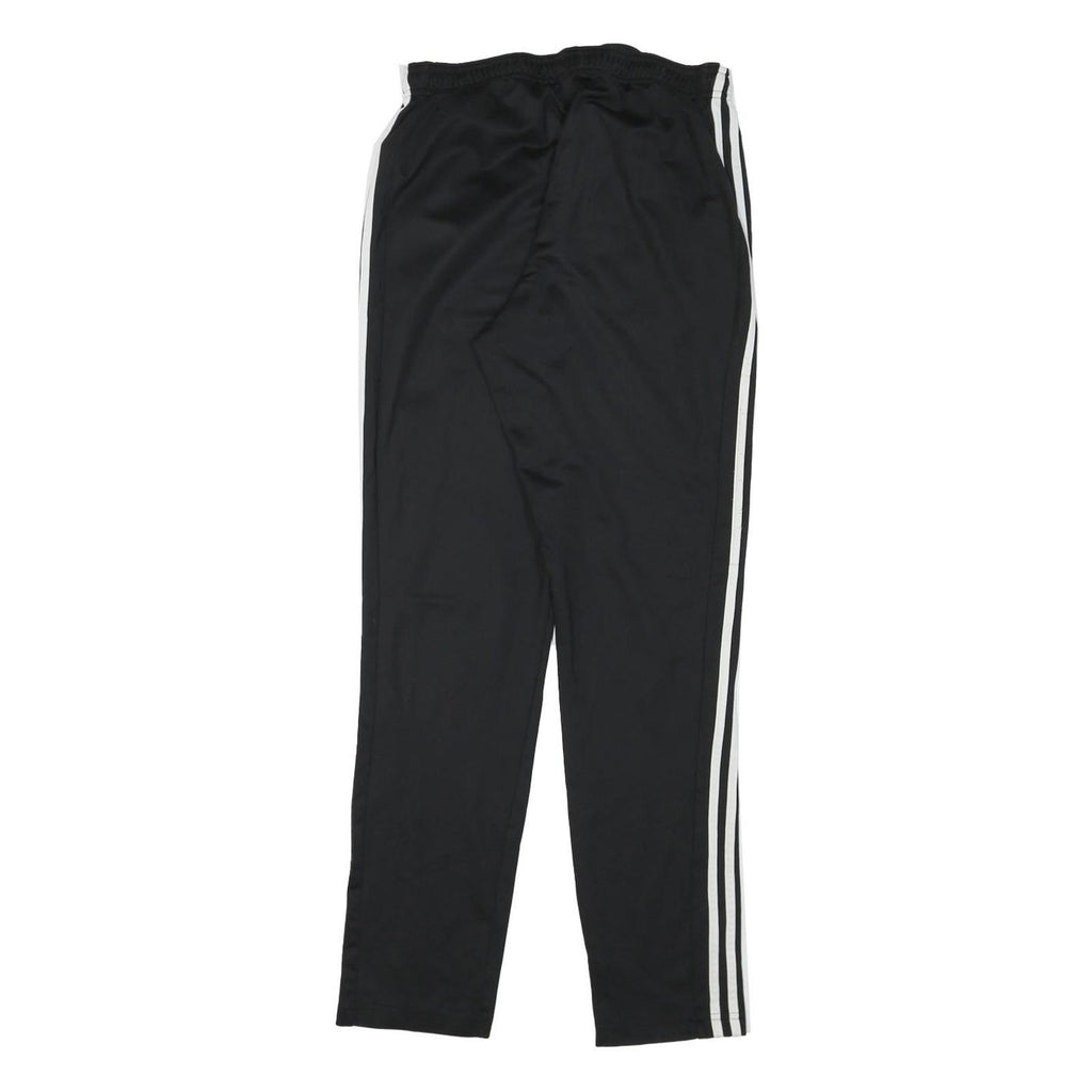ADIDAS Mens Joggers Black & White Regular Tapered M W26 L29 Sportswear Track