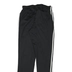 ADIDAS Mens Joggers Black & White Regular Tapered M W26 L29 Sportswear Track