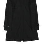 MARCS Womens Black Wool Blend Classic Jacket XS Button Closure Tailored Warm