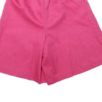 DONNKENNY Womens Shorts Pink Casual S W23 Relaxed Fit Cotton Blend Elastic Waist