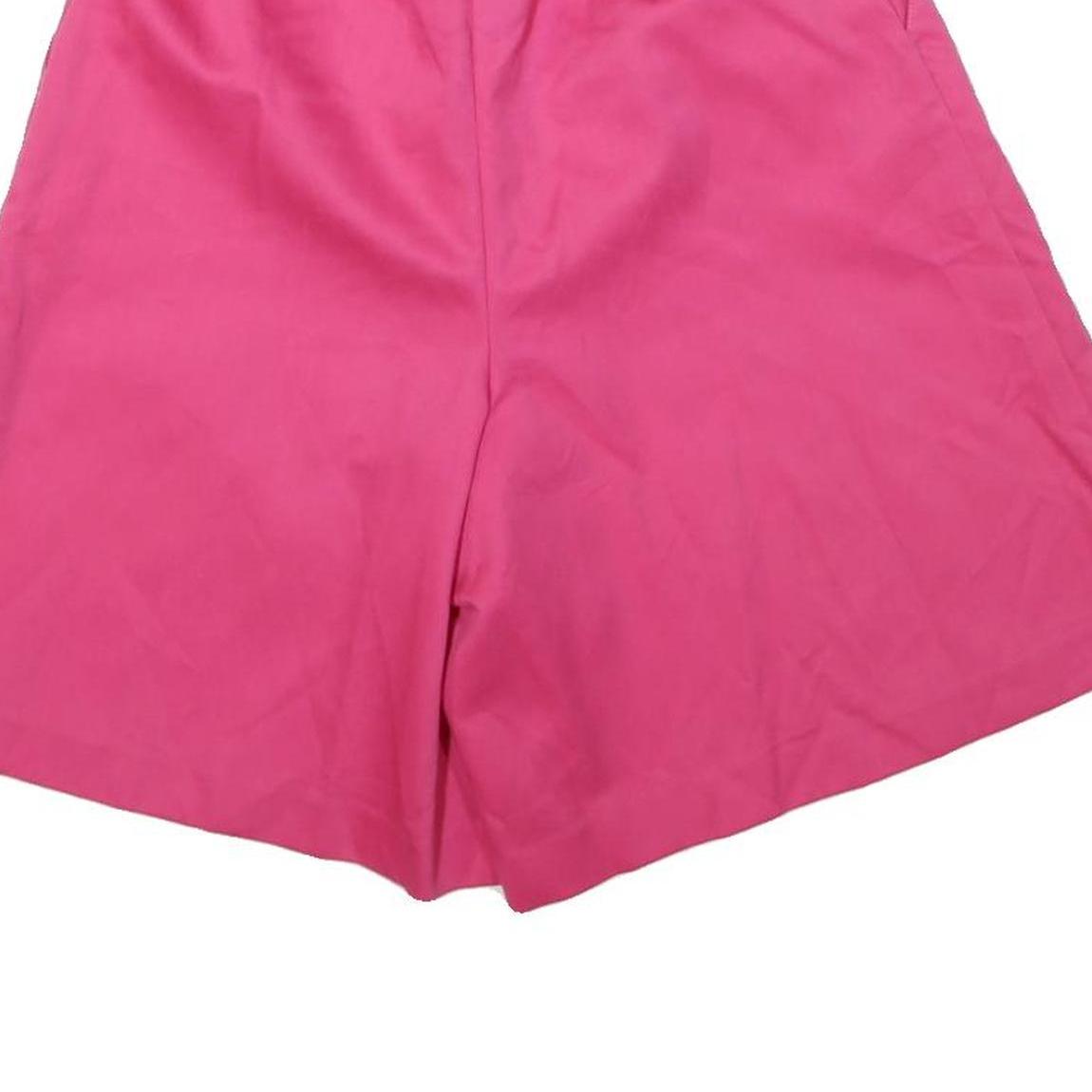 DONNKENNY Womens Shorts Pink Casual S W23 Relaxed Fit Cotton Blend Elastic Waist