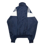 ADIDAS Mens Navy Blue White Track Jacket M Polyester Zip Sportswear Retro Style