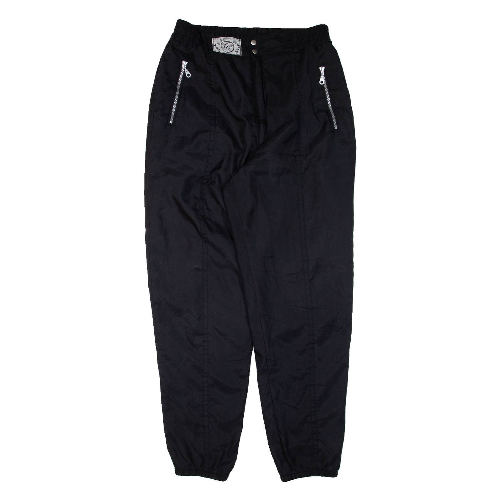 Insulated Womens Trousers Black Relaxed Tapered W29 L29
